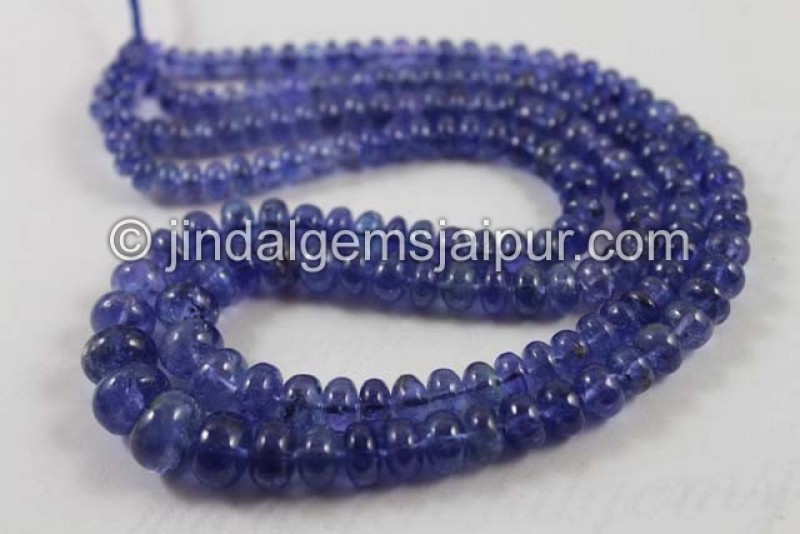 Tanzanite Far Smooth Roundelle Beads